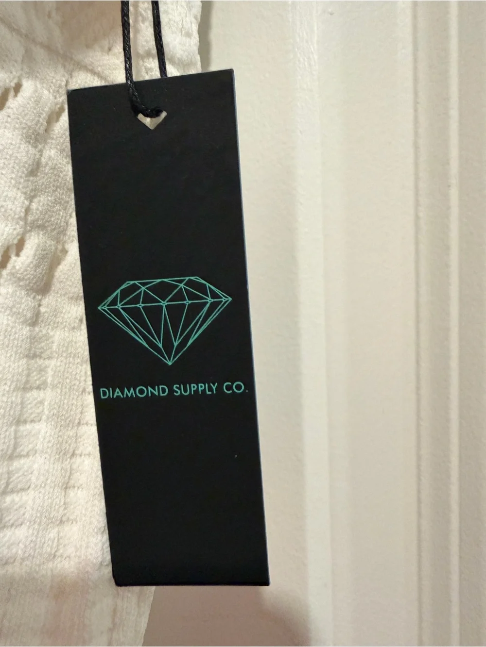 Diamond‎ Supply Co. Women’s Textured Quartz Varsity Longline Cardigan XS NWT